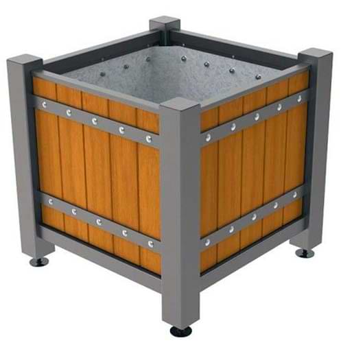 Bac à palmier Sarlat - H. 855 X 880 X 880 mm 