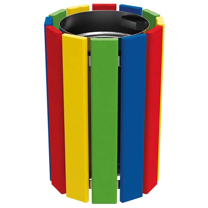 Corbeille récré 40L - Multicolore