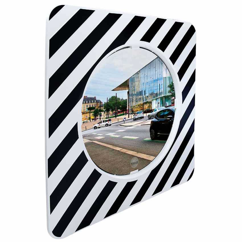 Miroir circulation rond inox - Optique D. 600 mm