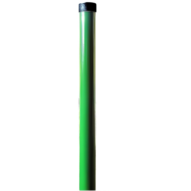Poteau pour miroir D. 76 - L. 4 m - Vert RAL 6005