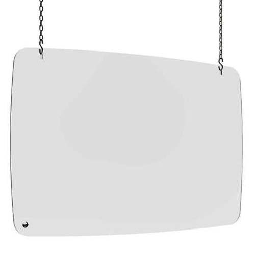 Hygiagrippe anti-covid à suspendre - H. 650 X L. 900 mm (chaînettes 1 m fournies)