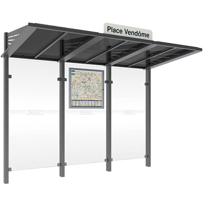 Station Bus Conviviale - Sans bardage latéral