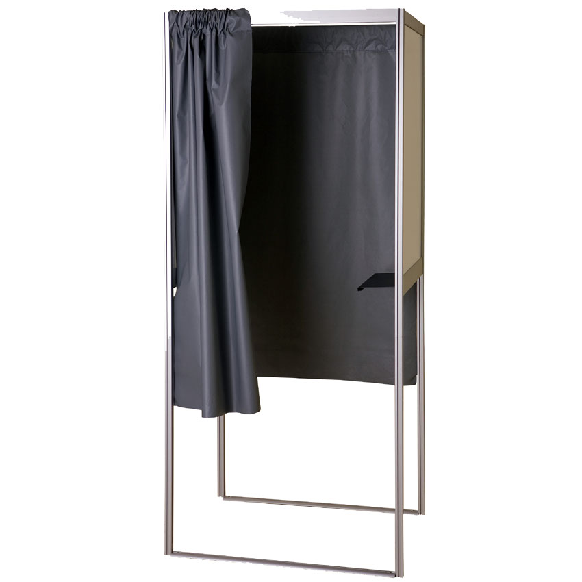 Isoloir de vote montage rapide case suivante - H. 1990 X L. 850 X P. 800 mm