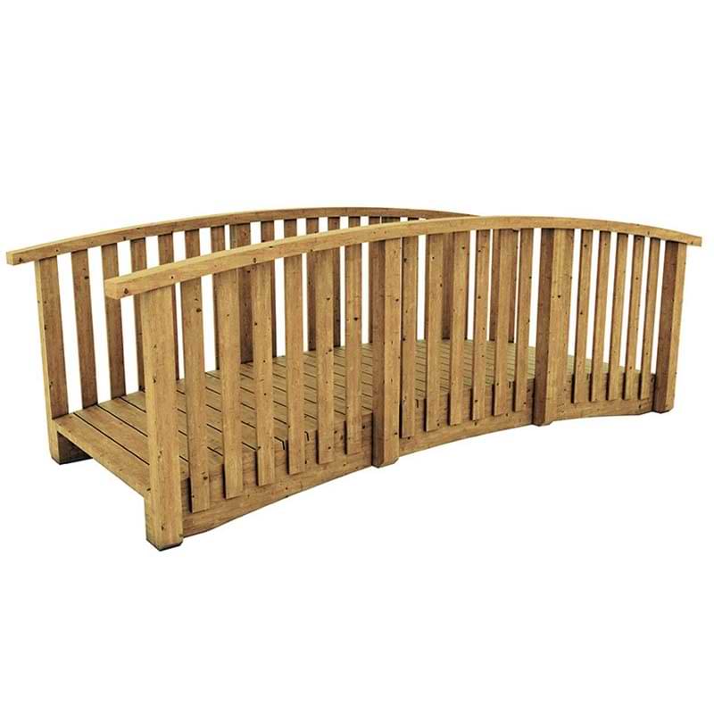 Passerelle piétonne modèle cintrée - L. 13 m