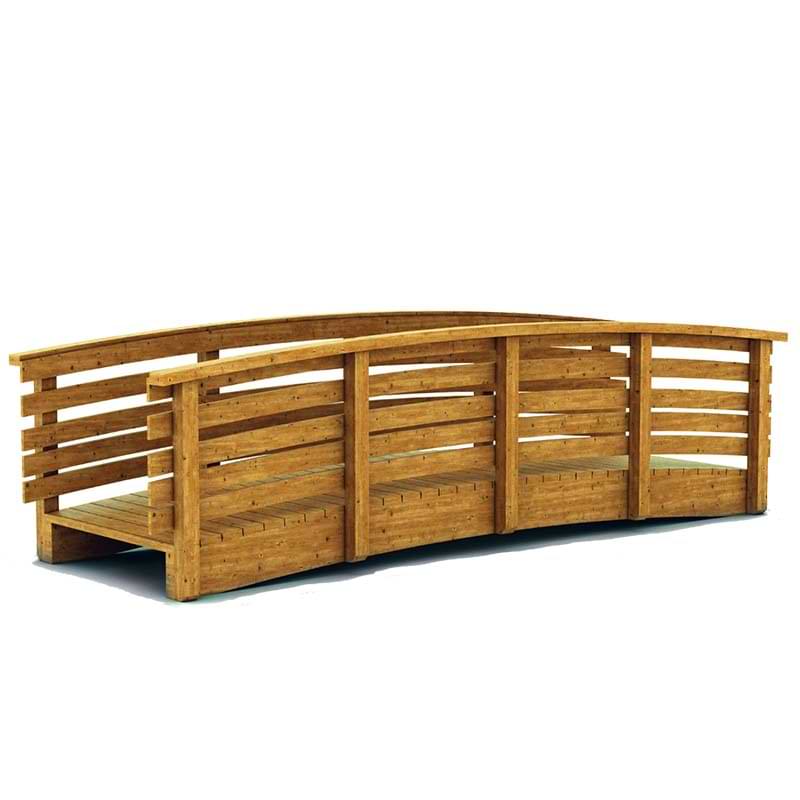 Passerelle piétonne modèle cintrée - L. 4 m