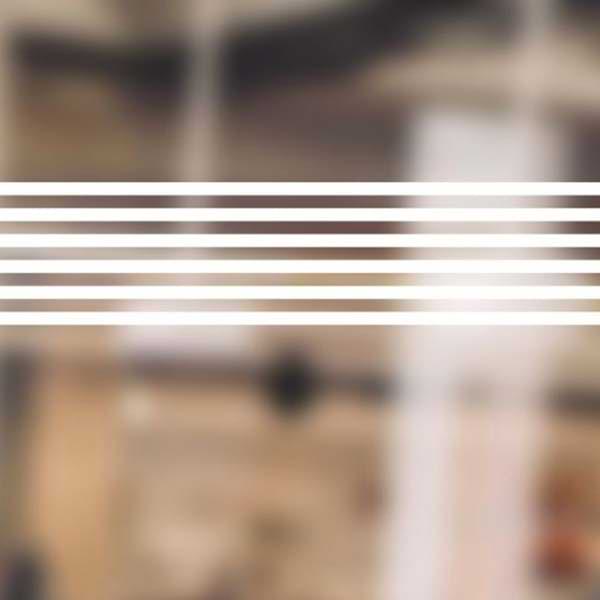 Bande visualisation 5 cm X 10 m - Bandes blanches