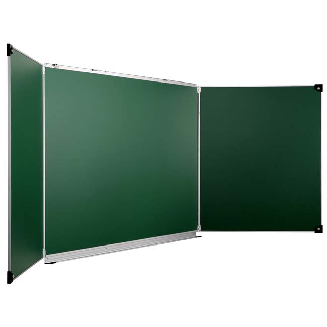 Tableau triptyque - Uni Vert - 100 X 200 cm