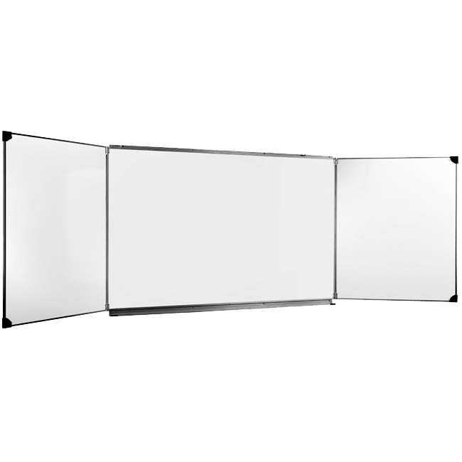 Tableau triptyque - Uni Blanc - 100 X 200 cm