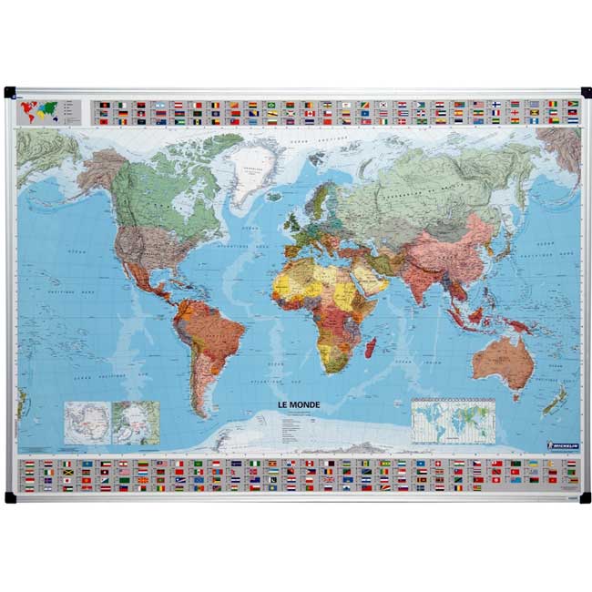 Carte monde politique - Souple