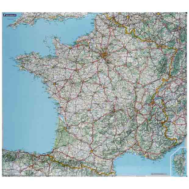 Carte France routière - Souple