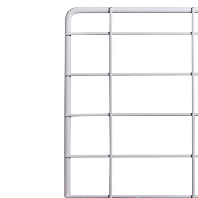 Grille exposition - H. 172 X L. 122 cm - Gris Alu