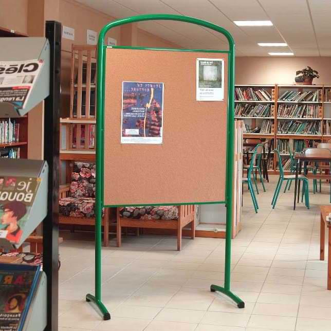 Panneau d'affichage mobile liège ou tôle