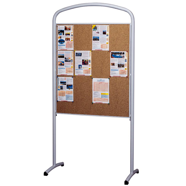 Panneau affichage mobile - 2 faces liège