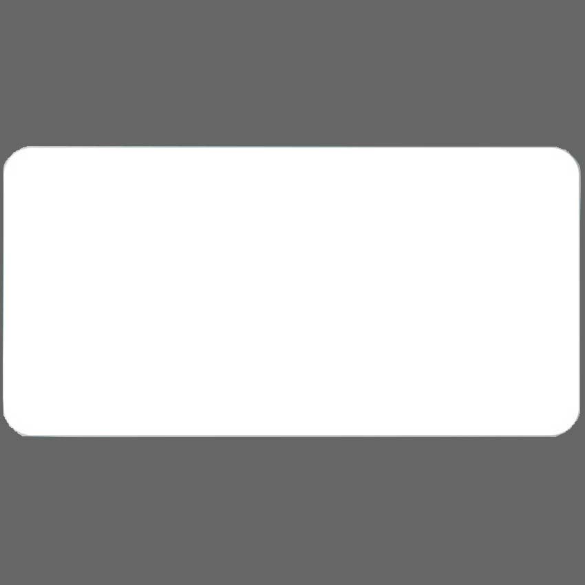 Tableau coins arrondis - email blanc - 100 x 200 cm