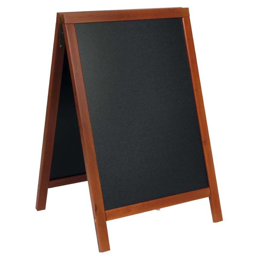 Chevalet ardoise Deluxe H. 85 X L. 55 cm - Finition Hêtre