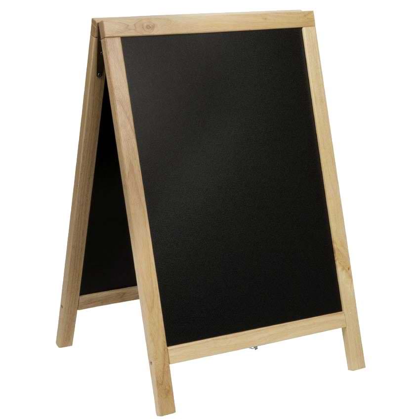 Chevalet trottoir Deluxe H. 85 X L. 55 cm - Hêtre