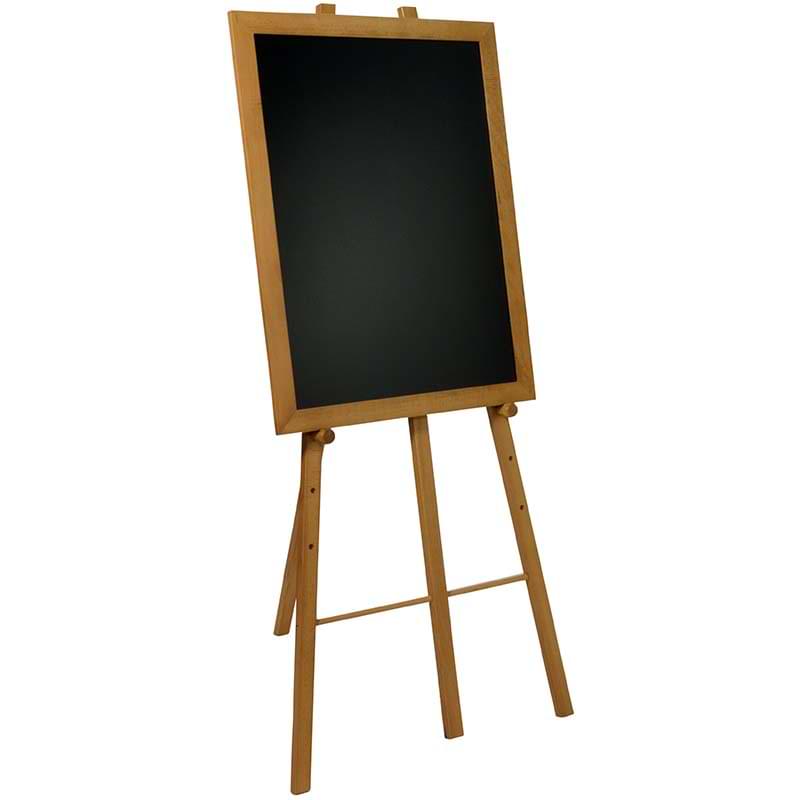 Chevalet porte-ardoise - Noir laqué