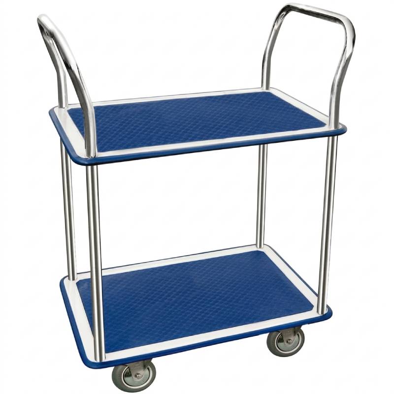 Chariot de manutention 2 plateaux - Charge maxi 200 kg