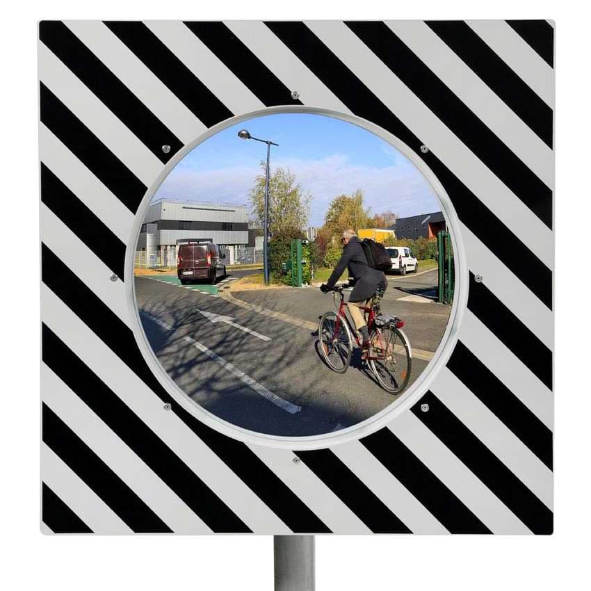 Miroir circulation Eco-line rond - D. 600 mm