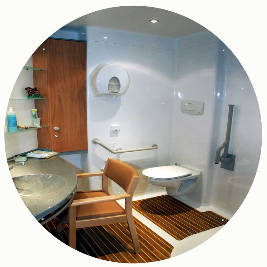 Miroir acrylique rond D. 600 mm