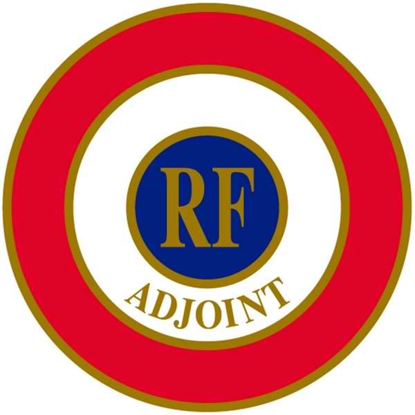 Cocarde de voiture électrostatique D. 94 mm - Maire Adjoint