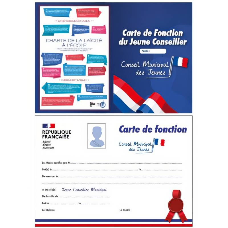 Carte de fonction - Conseil municipal des jeunes
