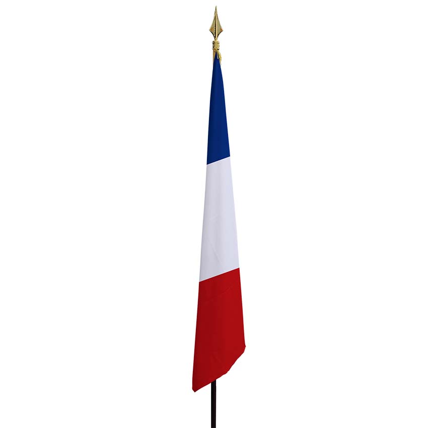 Drapeau prestige 100 X 150 cm - Sans franges - France