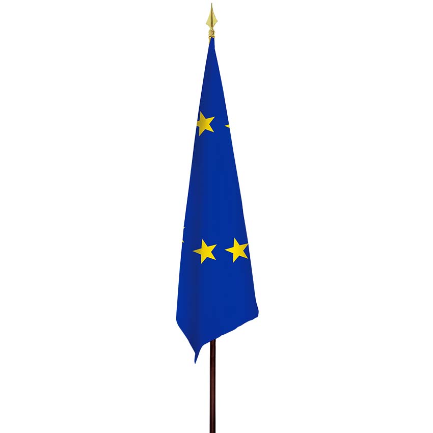 Drapeau prestige 100 X 150 cm - Sans franges - Union européenne