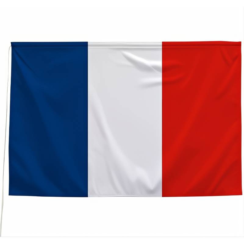 Tissu d'inauguration tricolore - 50 X 75 cm