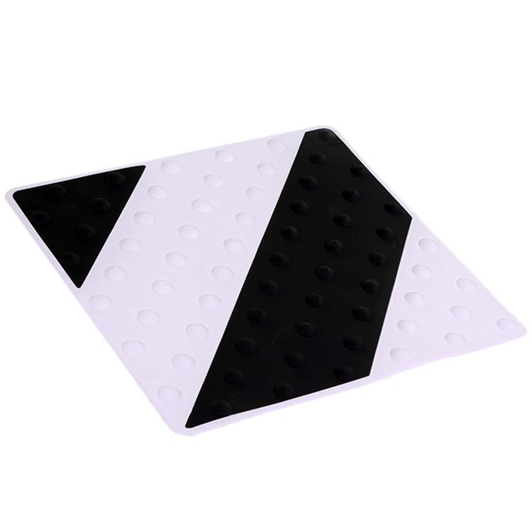 Dalle podotactile bicolore 458 X 420 mm - Noir / Blanc