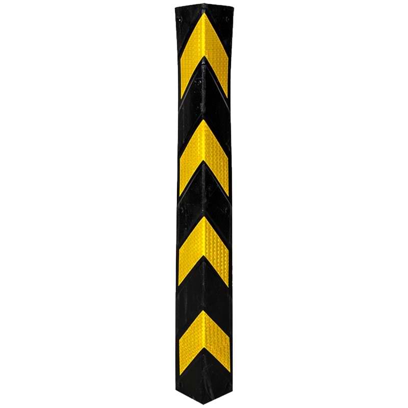 Profilé protection d'angle caoutchouc - Modèle plat