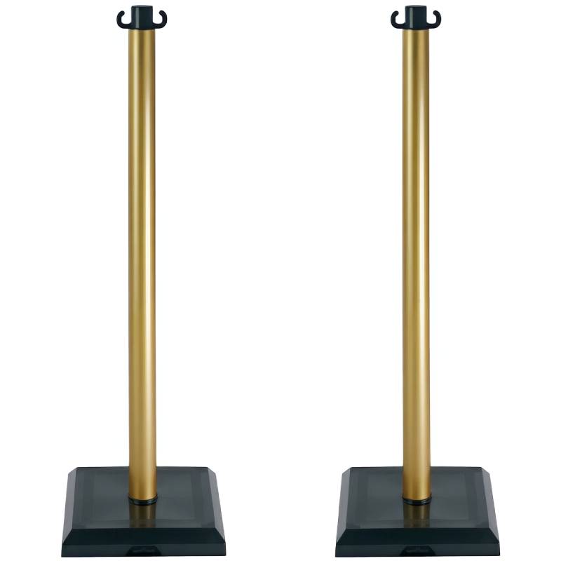 Lot de 2 poteaux accueil PVC - Champagne