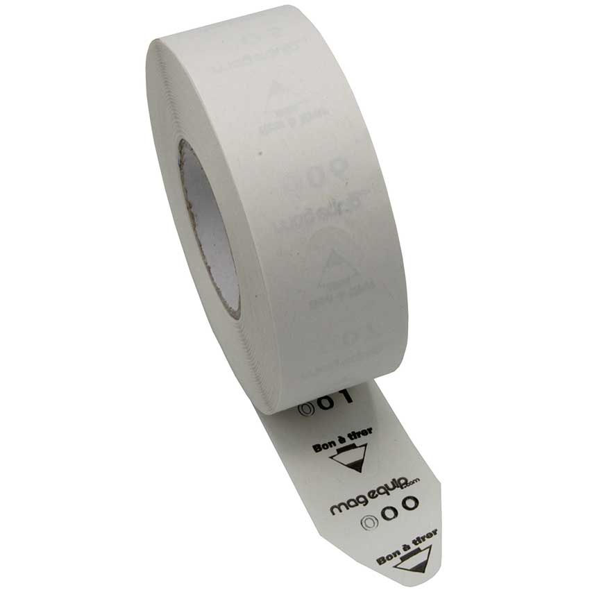 Rouleau tickets d'attente (2000 tickets) - Blanc