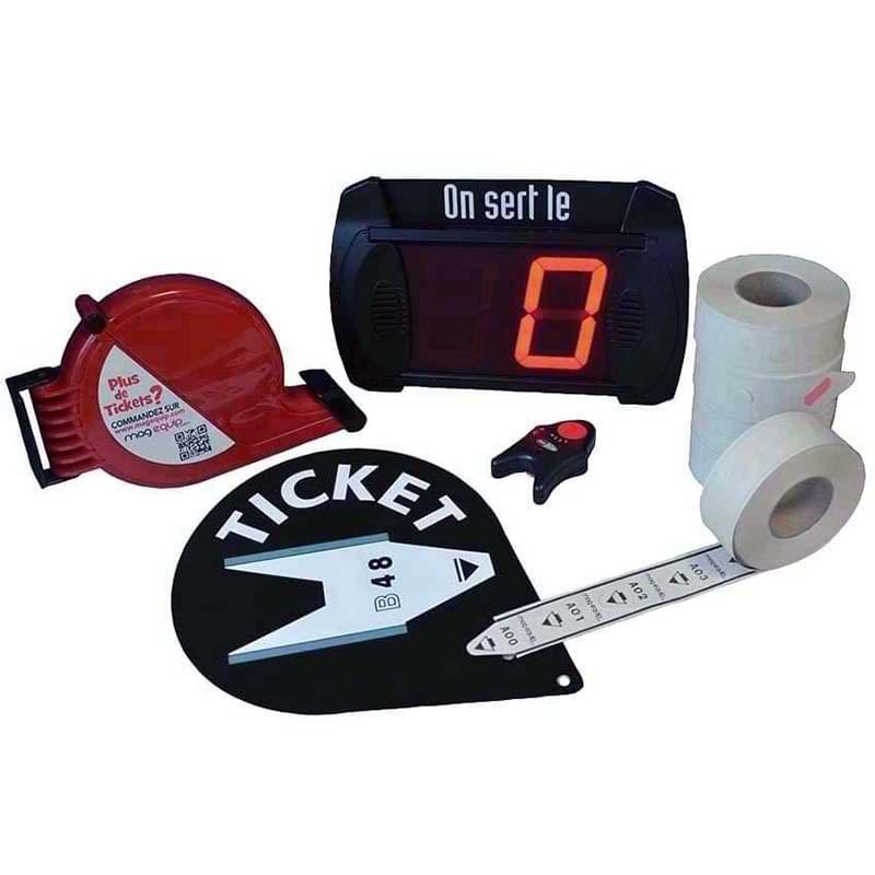 Pack complet de gestion de file d'attente
