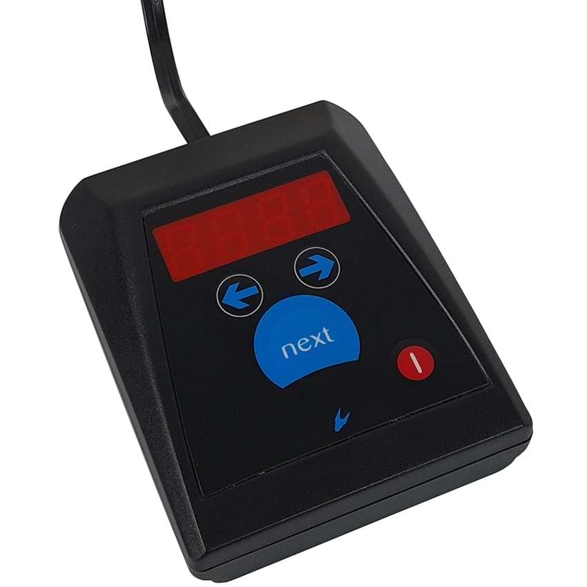 Pupitre d'appel filaire avec visualisation (câble 2 m)