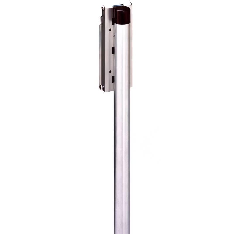 Corbeille polyéthylène haute densité 50L coloris gris – poubelle de ville pour espaces extérieurs