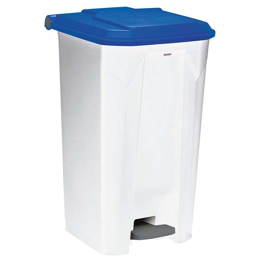 Container à pédale Utilo 100L - Couvercle Bleu