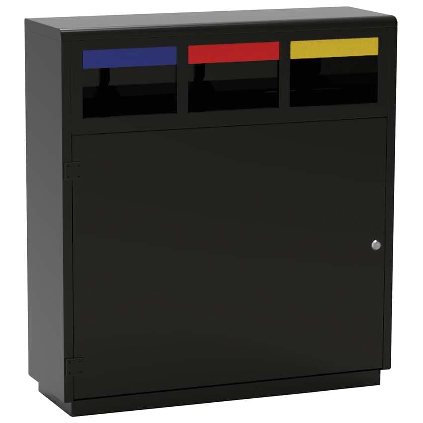 Poubelle tri-sélectif 3 flux - 120L