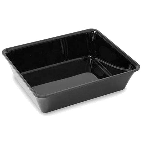 Plat traiteur GN1/2 - 265 X 325 X 50 mm - Noir