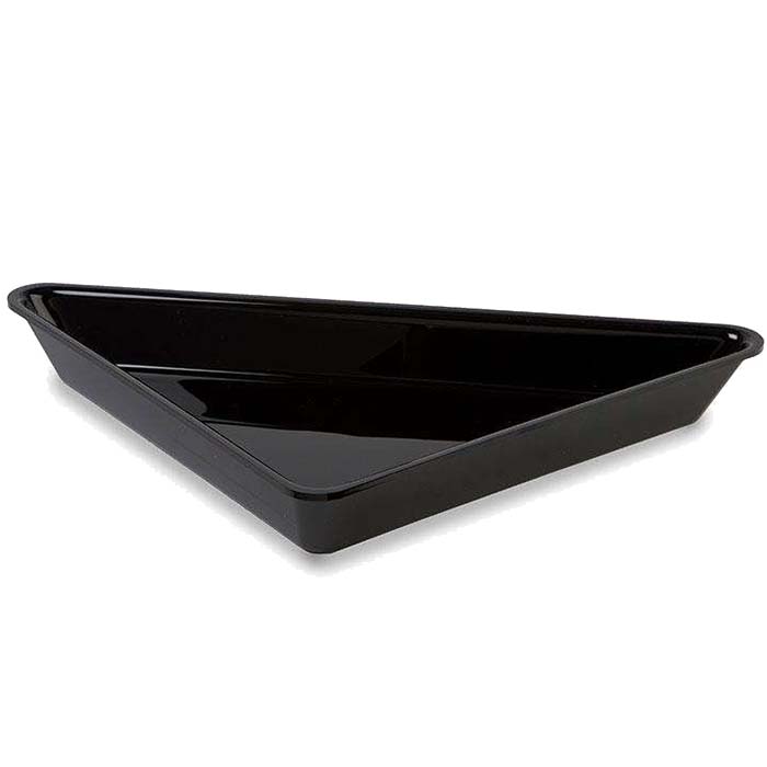 Plat traiteur triangulaire 400/400 - 400 X 565 X 20 mm - Noir