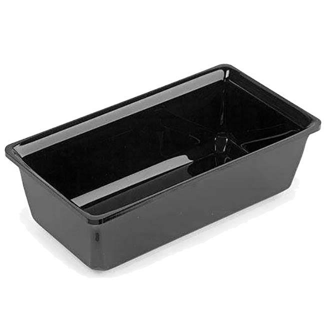 Saladier rectangulaire 1,5L - 270 X 145 X 80 mm - Noir