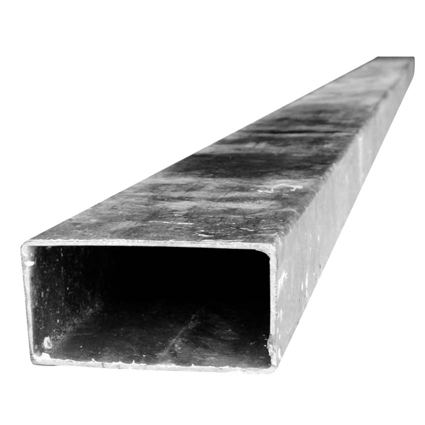 Tube galvanisé - 80 X 40 mm X H. 2 m