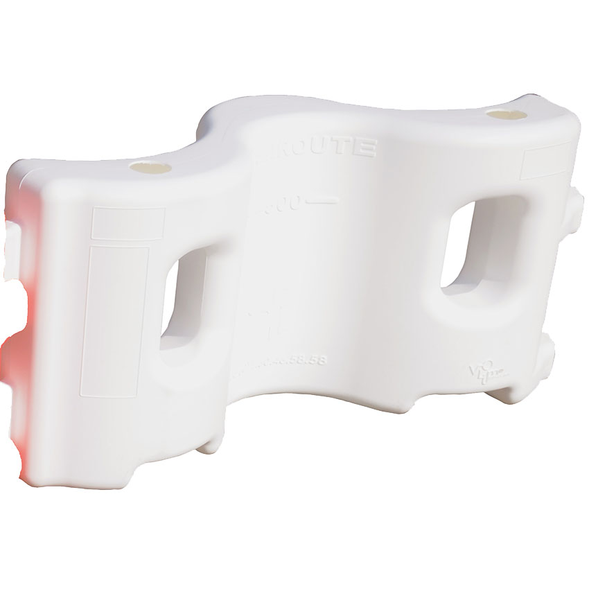 Séparateur modulaire de voies Baliroute 500 - 1120 mm - Blanc