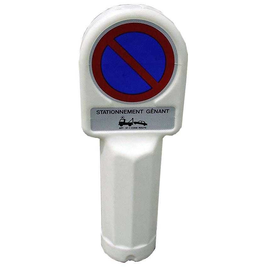 Panneau de police autorelevable D. 450 mm - Antistationnement B6d