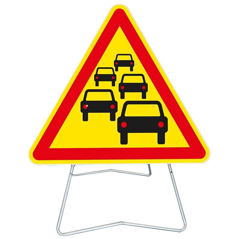 Panneau temporaire Bouchon - 700 mm - Classe 2