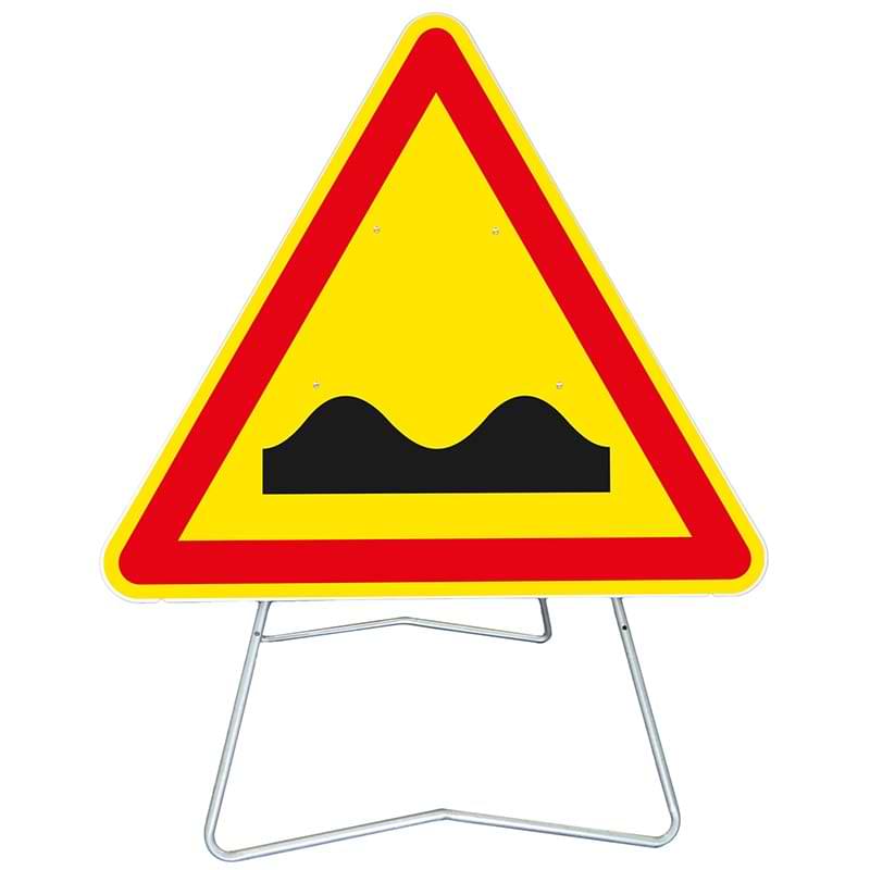 Panneau temporaire Dos d'âne - 700 mm - Classe 1