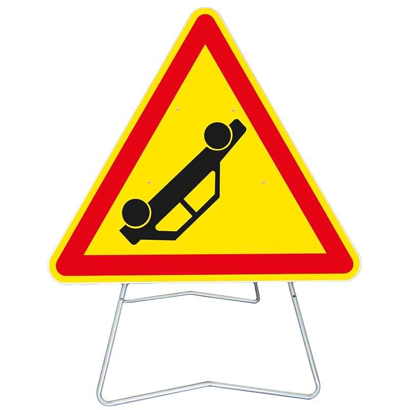 Panneau temporaire Accident - 700 mm - Classe 2