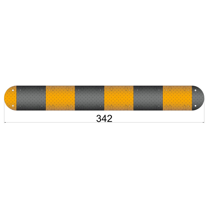 Pack ralentisseur voirie complet - L. 342 cm