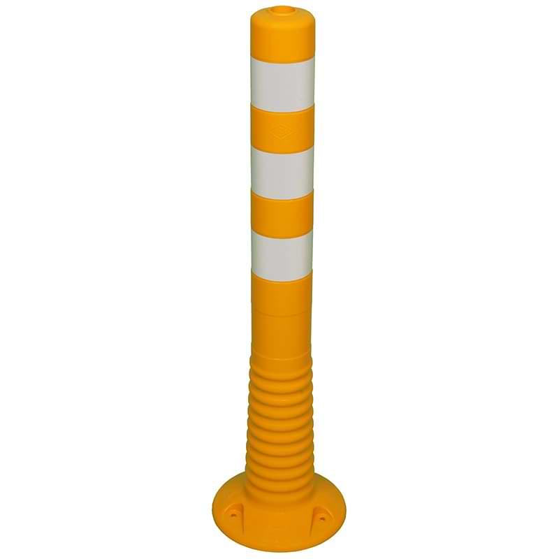 Balise anti-stationnement flexible D. 80 X H. 750 mm - Jaune