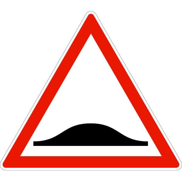 Panneau routier A2b - 500 mm - Classe 1